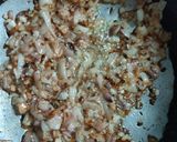 A picture of step 4 of Bombil(dried bombay duck) chutney.