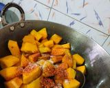 A picture of step 6 of Ambal (Pumpkin curry).