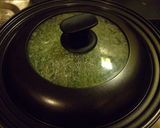 A picture of step 3 of Macrobiotic All-Purpose Stewed Daikon Radish Leaves and Dried Shiitake Mushrooms.