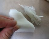 A picture of step 8 of How to Make Shredded White Leek.