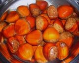 A picture of step 1 of Chestnuts Simmered in their Skins.