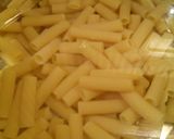 A picture of step 1 of Sunshine's chicken,ziti casserole.