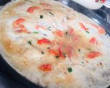 A picture of step 2 of Fried egg and plantain wraped in pita bread.