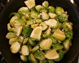 A picture of step 4 of Roasted Potatoes and Brussels Sprouts with Lemon.