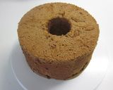 A picture of step 5 of Chocolate Chiffon Cake Bûche de Noël.