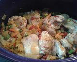 A picture of step 5 of Almu's chicken casserole.