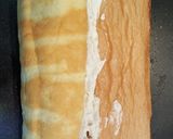 Foto del paso 6 de la receta Brazo gitano relleno de crema de turrón