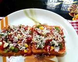 A picture of step 4 of Tawa SweetCorn Bread Pizza.