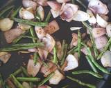 Sausage Onion French beans stir fry recipe step 4 photo