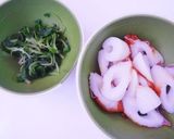A picture of step 1 of Simple Chikuwa with Mustard Dressing.