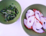A picture of step 1 of Simple Chikuwa with Mustard Dressing.