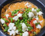 A picture of step 6 of Veg Hyderabadi Nizami Kadai.