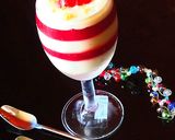 A picture of step 4 of Vanilla custard biscuit pudding.
