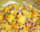 A picture of step 4 of Tangy- Sweet- Spicy Mango Chaat.