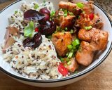 Une image de l'étape 7 de 🏃♀️➡️💃HEALTHY BOWL 🥙QUINOA 🍣 SAUMON.