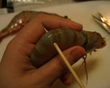 A picture of step 1 of Osechi Shrimp.