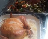 Foto del paso 5 de la receta: Pollo a la sal con verduras al horno