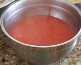 A picture of step 1 of Strawberry puree.