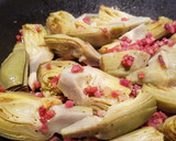 Foto del paso 3 de la receta: Alcachofas con jamón