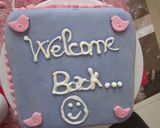 A picture of step 7 of Fondant cake.