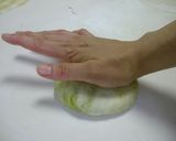 A picture of step 4 of Crocodile-Shaped Melon Bread in the Microwave.