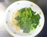 A picture of step 2 of Boiled Komatsuna & Deep-Fried Tofu.