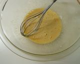 A picture of step 2 of Banana Chocolate Cake Baked in a Frying Pan.
