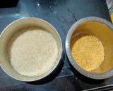 A picture of step 1 of Masala Khichdi.