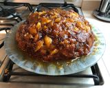 Foto del paso 7 de la receta: Torta invertida manzanas y peras