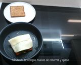 Foto del paso 4 de la receta: Sándwich de Acelgas, Huevos codorniz y Queso