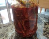 A picture of step 5 of Galangal pickle.