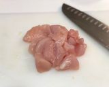A picture of step 1 of Juicy Chicken Breast Meatballs – Homemade Hot Pot Ingredient, Healthy High-Protein, Low-Fat Recipe.