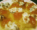 Foto del paso 2 de la receta: Piña con queso gorgonzola y mermelada de albaricoque