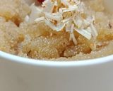 A picture of step 4 of Pineapple sheera.