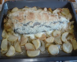 Foto del paso 8 de la receta: Merluza rellena de gambas y gulas