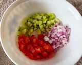 A picture of step 2 of Hung Curd Salad.
