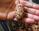 A picture of step 2 of Cashew Cranberry Bliss Rolls.