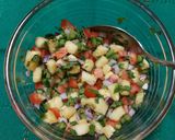 A picture of step 4 of Pineapple Pico de Gallo.
