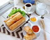 Foto langkah ke 2 dari resep Lumpia Sosis Ayam Keju.