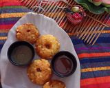 A picture of step 7 of Sago pearl vada.