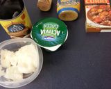 A picture of step 1 of Coconut curry chicken.