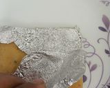 A picture of step 8 of Khoya Chocolate Barfi.
