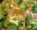 A picture of step 6 of Golden noodles with bits of Emeralds.