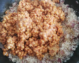 Foto del paso 2 de la receta: Lentejas con arroz y cebolla frita
