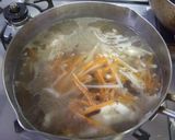 A picture of step 4 of Easy Authentic Taiwanese Hot & Sour Soup.