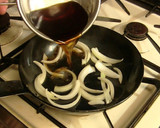 A picture of step 5 of Tokyo-style Gyuudon Beef Rice Bowl.