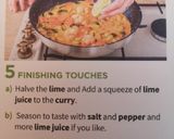 A picture of step 5 of Prawn red Thai curry.
