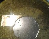 A picture of step 1 of crusted rice.