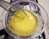 A picture of step 3 of Lemon Curd for Macarons.