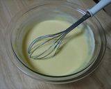 A picture of step 5 of Airy and Rich Two-Layer Cheesecake.